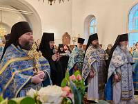 Архиерейское богослужение в Никитском Бывалинском женском монастыре 