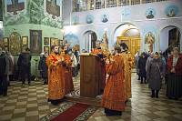 Архиерейское богослужение в Гуслицком монастыре 