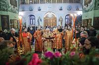 Архиерейское богослужение в Гуслицком монастыре 