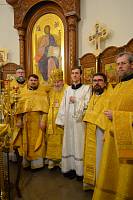 Архиерейское богослужение в храме преподобного Саввы Сторожевского микрорайона Заря 