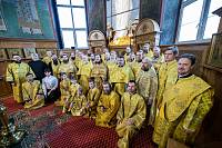 Соборное богослужение в Троицком соборе города Щёлково