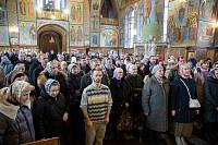 Соборное богослужение в Троицком соборе города Щёлково