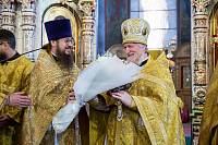 Соборное богослужение в Троицком соборе города Щёлково