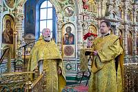 Соборное богослужение в Троицком соборе города Щёлково