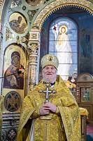 Соборное богослужение в Троицком соборе города Щёлково