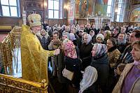Соборное богослужение в Троицком соборе города Щёлково