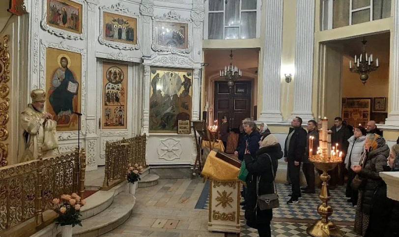 Архиерейское богослужение в Преображенском кафедральном соборе Балашихи 