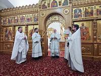 Архиерейское богослужение в Троицком храме Реутова