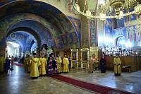Архиерейское богослужение в Богоявленском соборе Ногинска