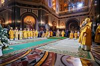 Великая вечерня в Храме Христа Спасителя