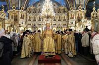 Архиерейское богослужение в Богородицерождественском соборе Орехово-Зуева 