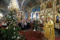 Архиерейское богослужение в Богородицерождественском соборе Орехово-Зуева 