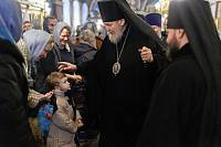 Архиерейское богослужение в Богородицерождественском соборе Орехово-Зуева 