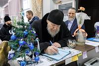 Архиерейское богослужение в Богородицерождественском соборе Орехово-Зуева 