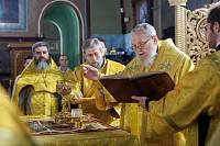 Архиерейское богослужение в Иоанно-Богословском храме г. Ликино-Дулёво 