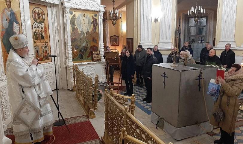 Праздник Крещения Господня в Преображенском кафедральном соборе Балашихи