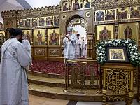 Архиерейское богослужение в Троицком храме Реутова 