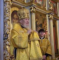 Архиерейское богослужение в Богоявленском соборе Ногинска