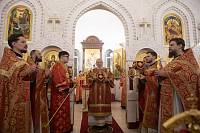 Архиерейское богослужение в храме Новомучеников и исповедников Церкви Русской г. Балашихи