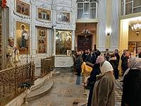 Архиерейское богослужение в Преображенском кафедральном соборе Балашихи