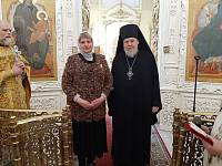 Архиерейское богослужение в Преображенском кафедральном соборе Балашихи