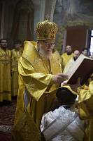 Архиерейское богослужение в Преображенском храме деревни Андреевские выселки