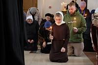 Чтение Великого покаянного канона преподобного Андрея Критского в Николо-Берлюковской пустыни