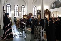 Чтение Великого покаянного канона преподобного Андрея Критского в Николо-Берлюковской пустыни