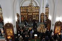 Чтение Великого покаянного канона преподобного Андрея Критского в Николо-Берлюковской пустыни