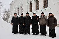 Чтение Великого покаянного канона преподобного Андрея Критского в Николо-Берлюковской пустыни