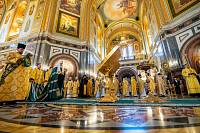 Патриаршее богослужение в Храме Христа Спасителя