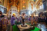 Патриаршее богослужение в Храме Христа Спасителя