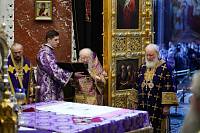 Патриаршее богослужение в Храме Христа Спасителя