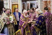 Патриаршее богослужение в Храме Христа Спасителя