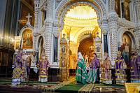 Патриаршее богослужение в Храме Христа Спасителя