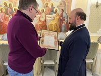 Награждение депутата Московской областной думы Э. Н. Живцова в Орехово-Зуеве