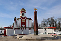 Передача иконы святого благоверного князя Даниила Московского в главный храм Росгвардии