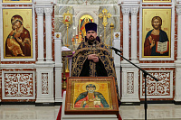 Передача иконы святого благоверного князя Даниила Московского в главный храм Росгвардии