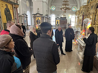 Сотрудники и ветераны ГУФСИН в Николо-Берлюковском монастыре