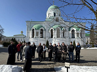 Сотрудники и ветераны ГУФСИН в Николо-Берлюковском монастыре