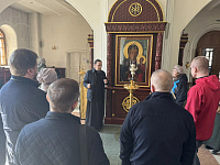 Сотрудники и ветераны ГУФСИН в Николо-Берлюковском монастыре