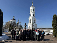 Сотрудники и ветераны ГУФСИН в Николо-Берлюковском монастыре