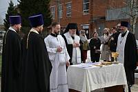 Закладка храма на территории КП-3 г. Электростали