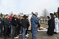 Закладка храма на территории КП-3 г. Электростали