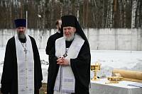 Закладка храма на территории КП-3 г. Электростали