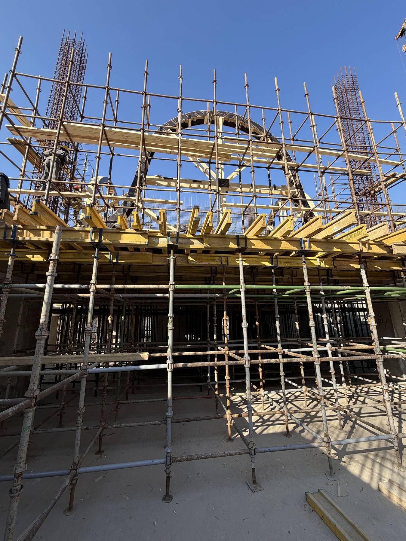 Посещение строящегося Игоревского храма Балашихи