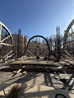 Посещение строящегося Игоревского храма Балашихи