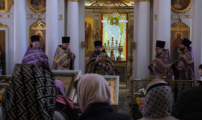 День памяти святителя Серапиона, архиепископа Новгородского, в Покровском храме Балашихи