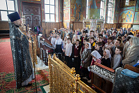 Миссионерская Литургия Преждеосвященных Даров в Троицком соборе города Щёлково