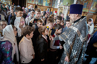 Миссионерская Литургия Преждеосвященных Даров в Троицком соборе города Щёлково